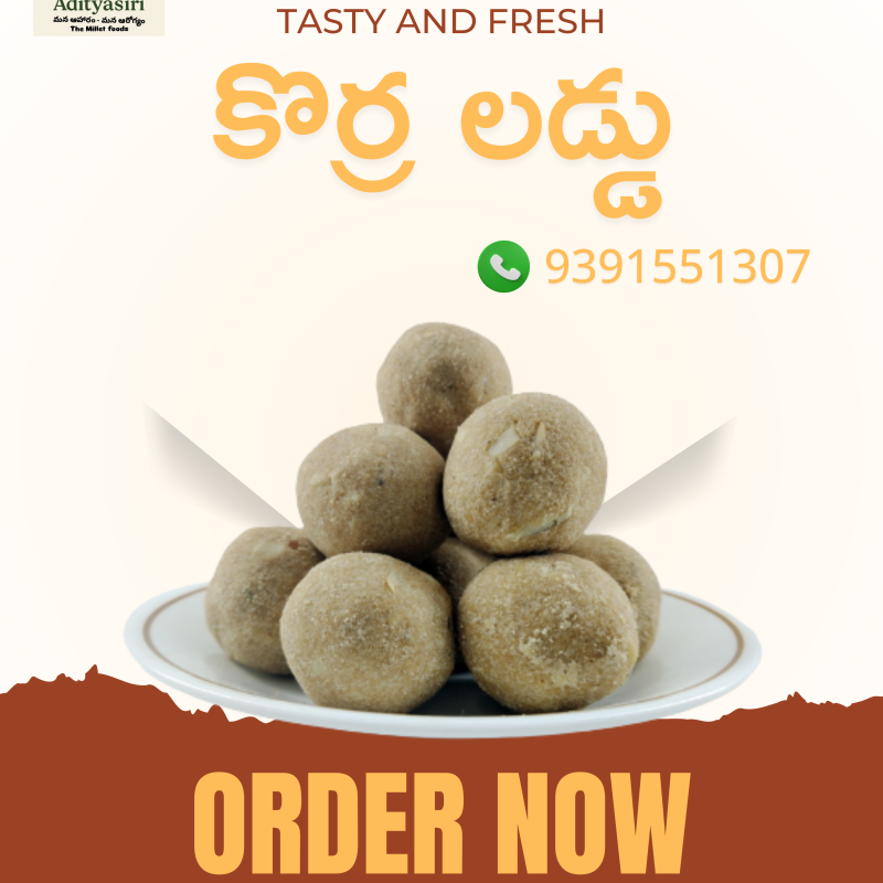 Korra Laddu (Foxtail Millet Laddu)