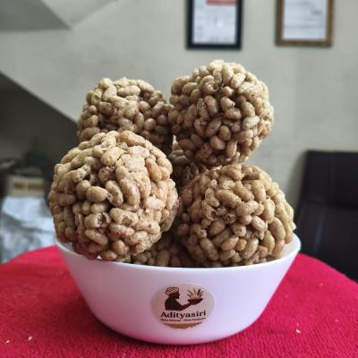 Sajja(Pearl Millet) Puff Laddoo